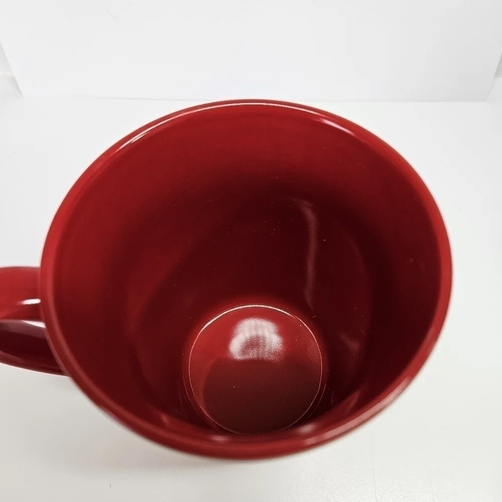 Starbucks Red & White Christmas Trees 2017 Collectible Coffee Mug 13 OZ Holiday